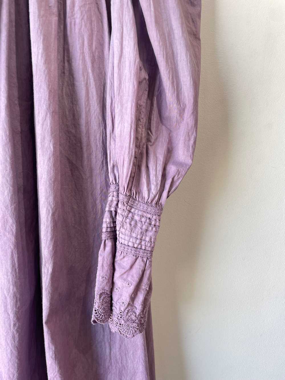 Vintage Purple Victorian Nightgown - image 9