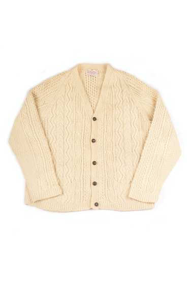 vintage irish hand knit cardigan - Gem