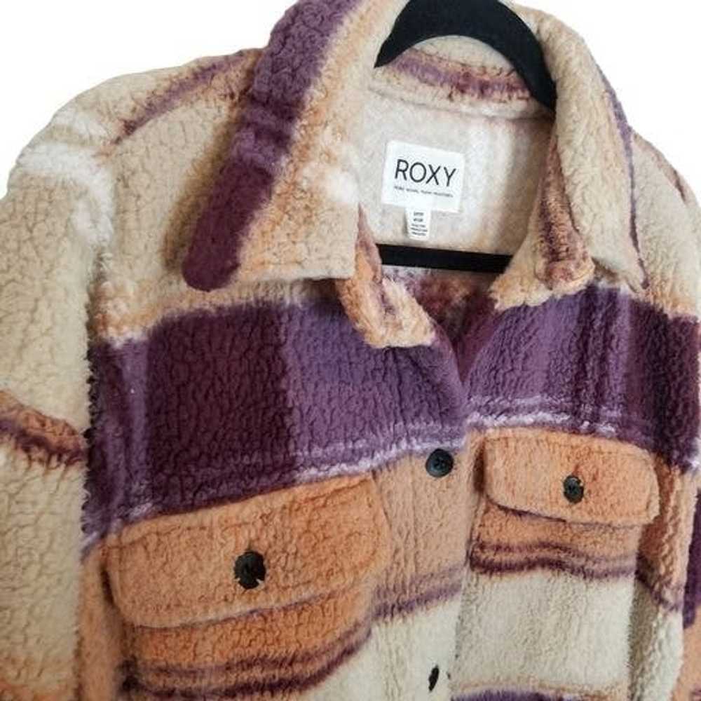 Other Roxy S Plaid Oversized Long Sleeve Fleece O… - image 6