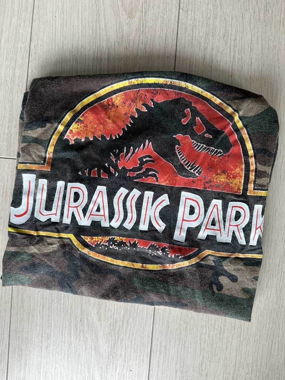 Universal Studios Jurassic Park Camo Sleeveless Shirt - Gem