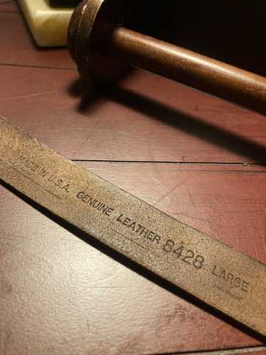 Made In Usa × Vintage Vintage Leather belt made in