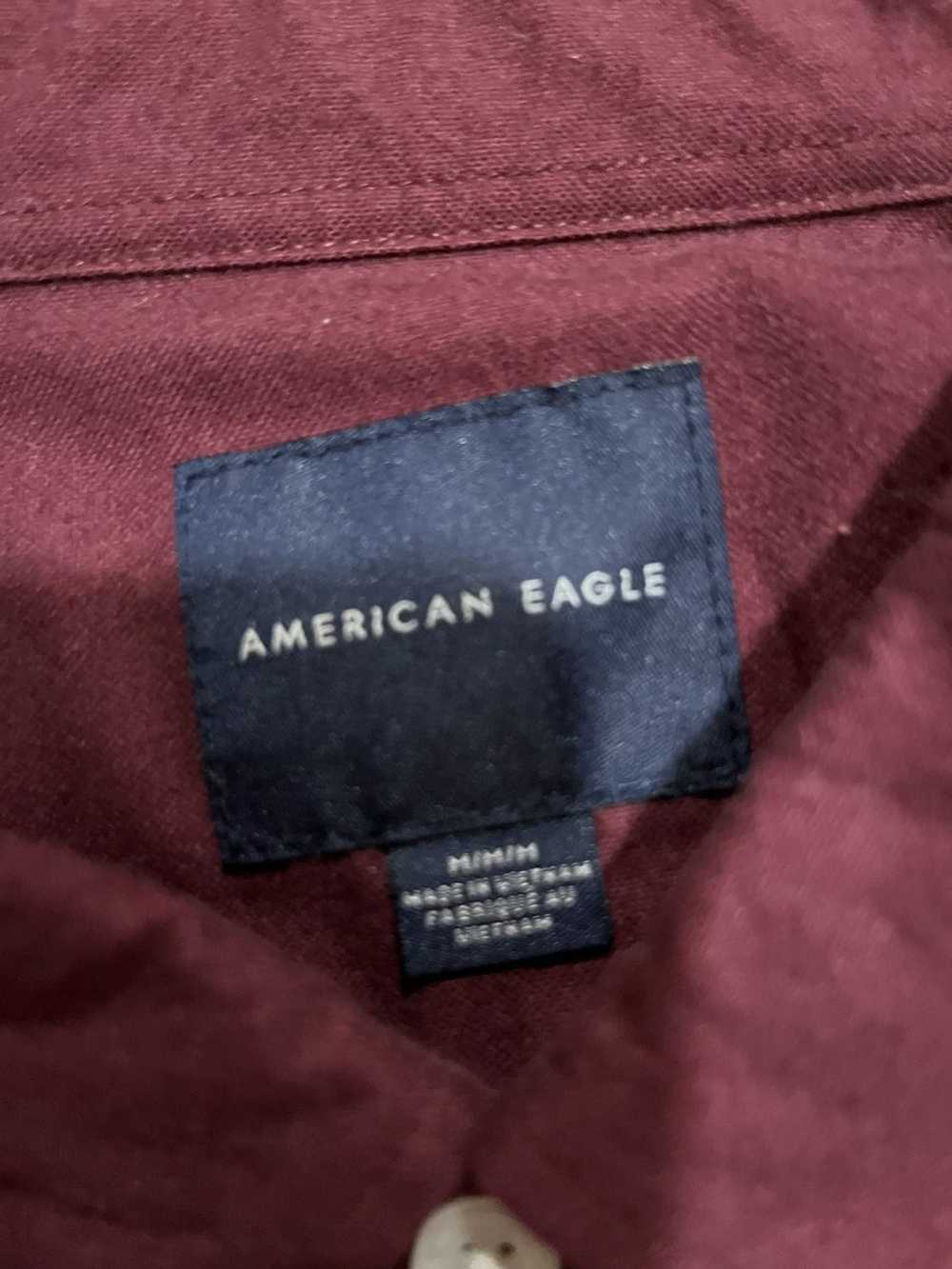 American Eagle Outfitters Maroon American Eagle S… - image 3