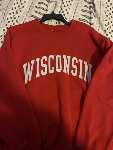 Russell Athletic × Vintage russel wisconsin crewne