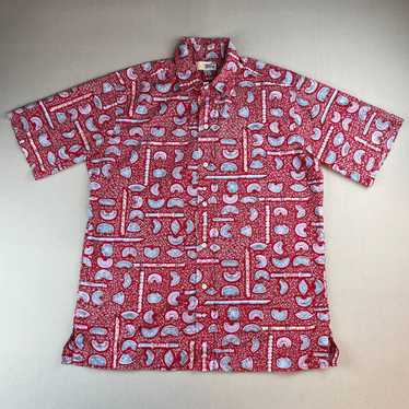 Vintage reyn spooner red Floral Hawaiian Shirt Size medium — JtsHeroeShop