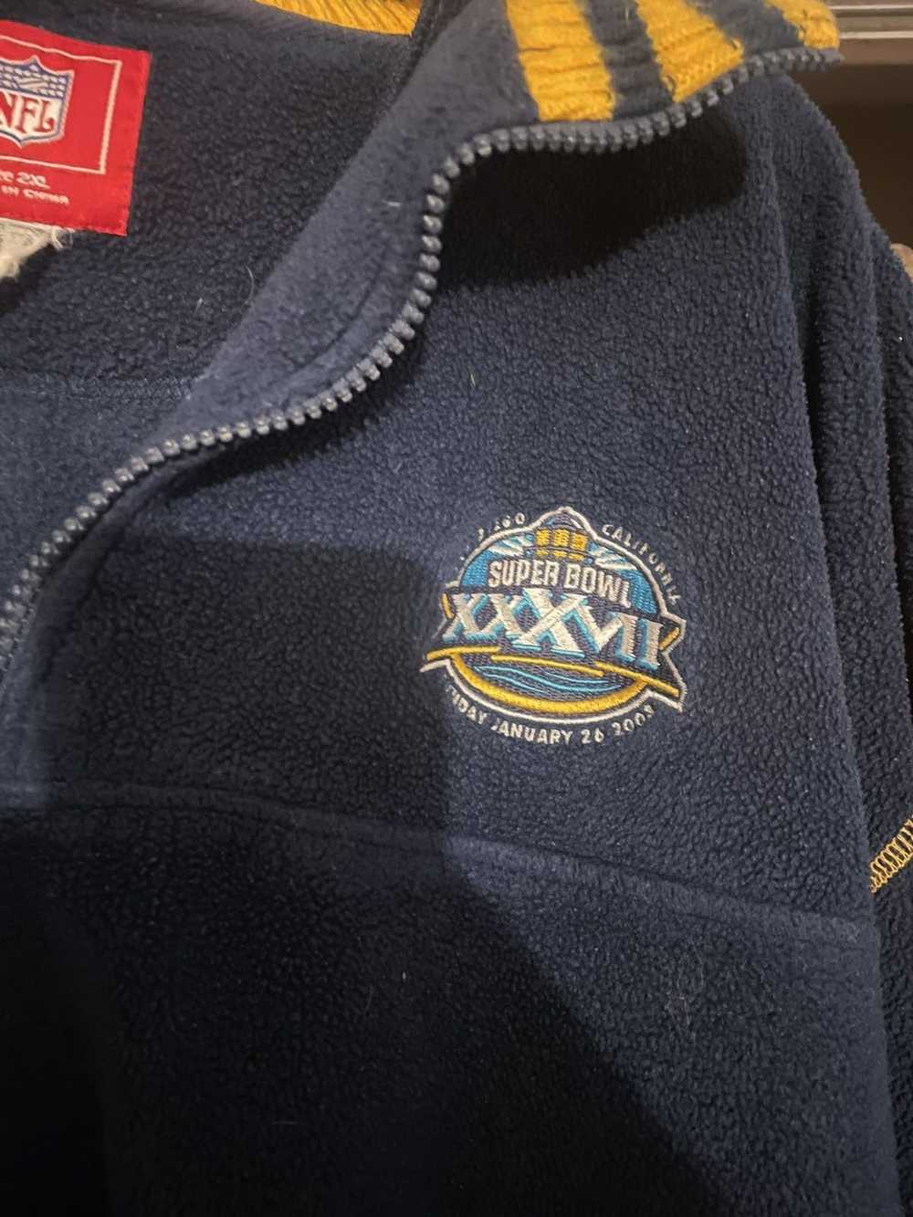 NFL × Vintage Vintage 2003 Super Bowl fleece pull… - image 3