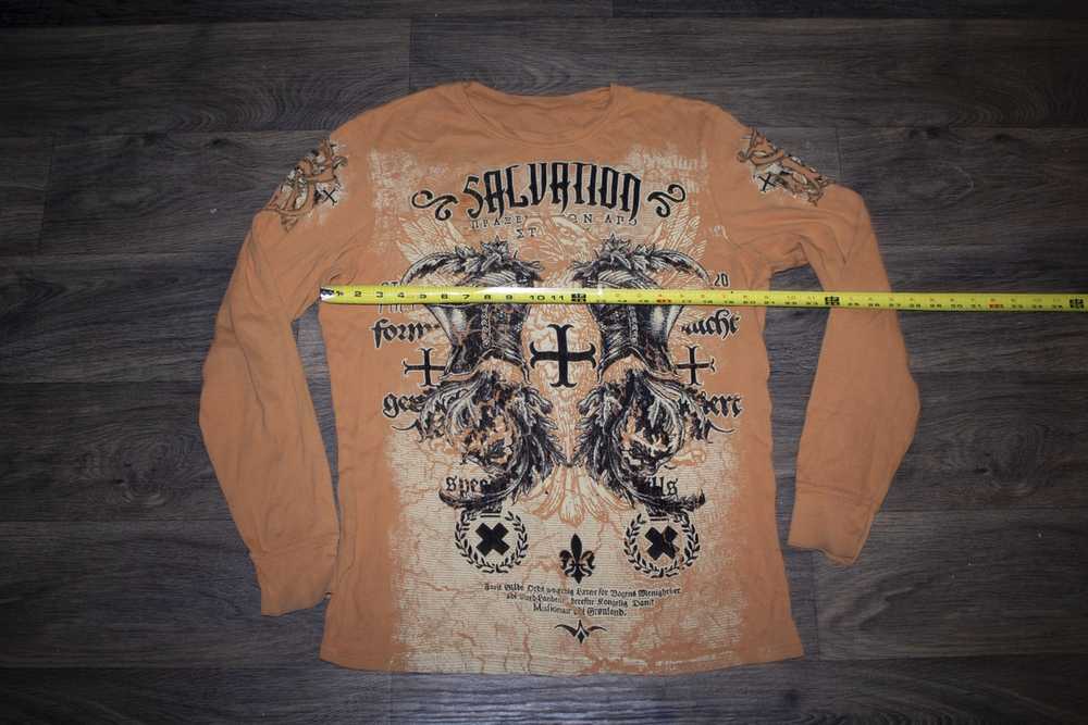 Vintage Y2K Salvation Crusader Knights Longsleeve… - image 5