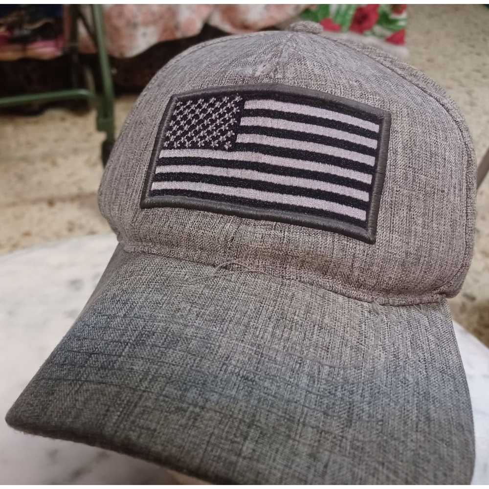 Streetwear Big Bear American Flag Snap-Back Cap B… - image 2