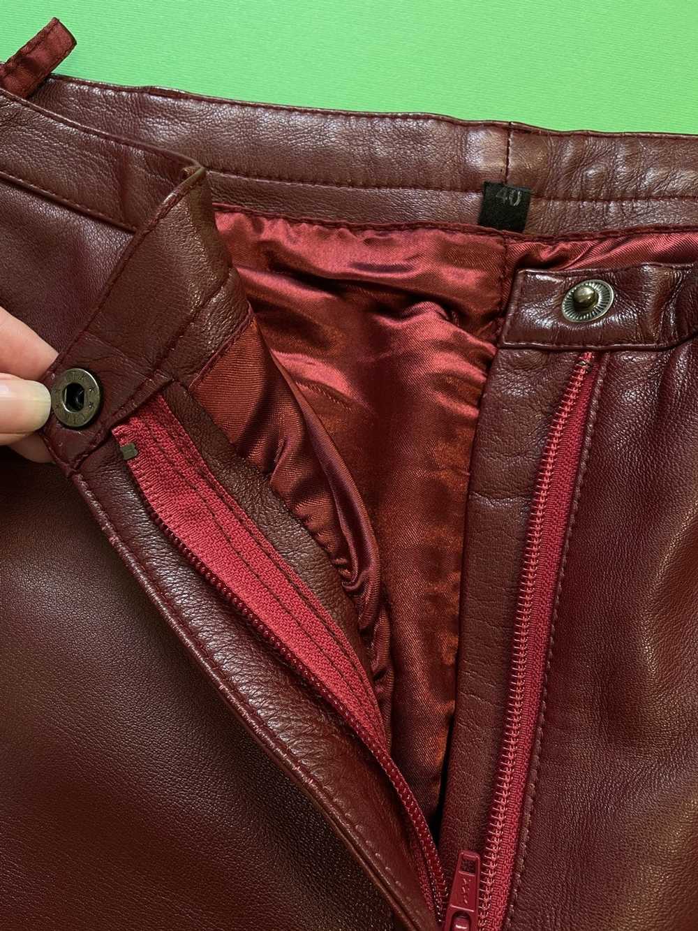 Japanese Brand × Vintage Genuine Leather Pants - image 6