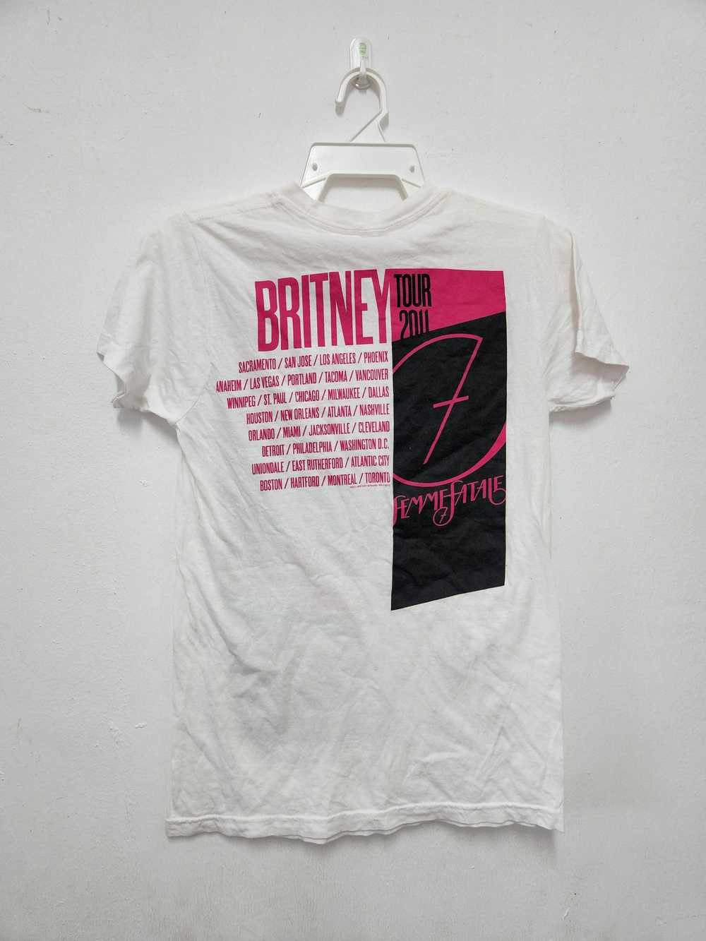Band Tees Britney Spears 2011 Tour - image 3