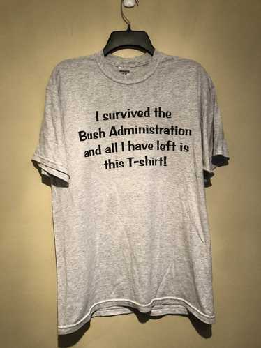 Designer × Vintage George Bush Political Shirt Fun
