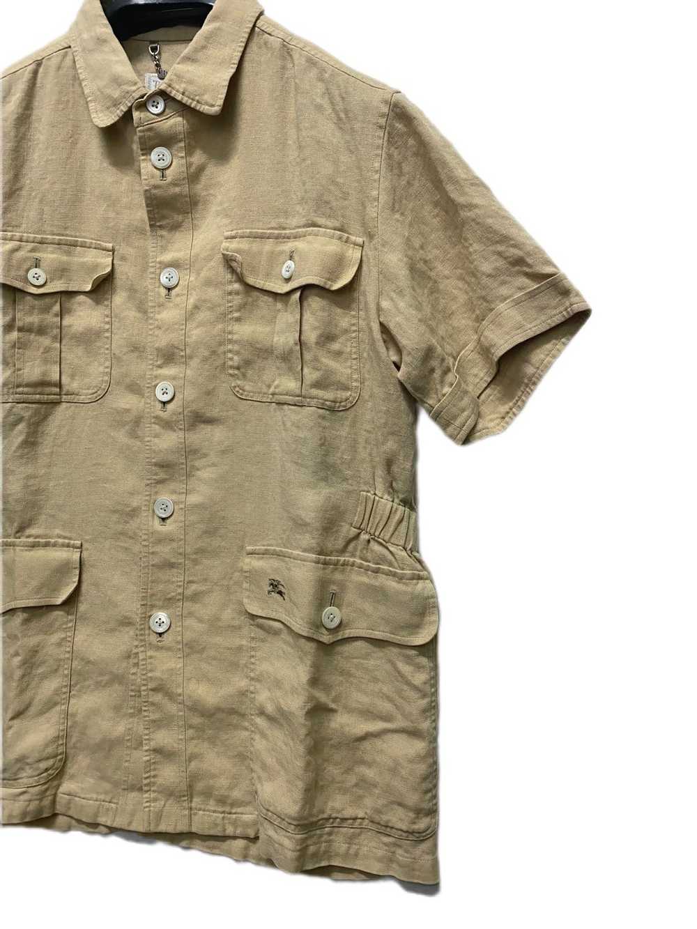Burberry 1990s Burberrys ShortSleeve Safari Shirt - image 6