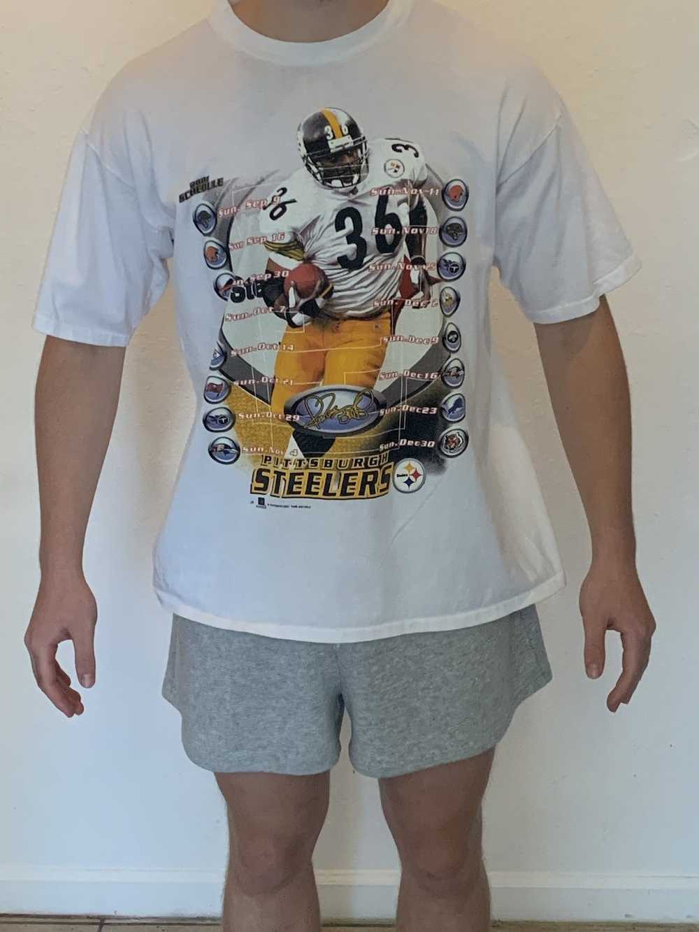 Vintage Vintage Pittsburgh Steelers Jerome Bettis… - image 4