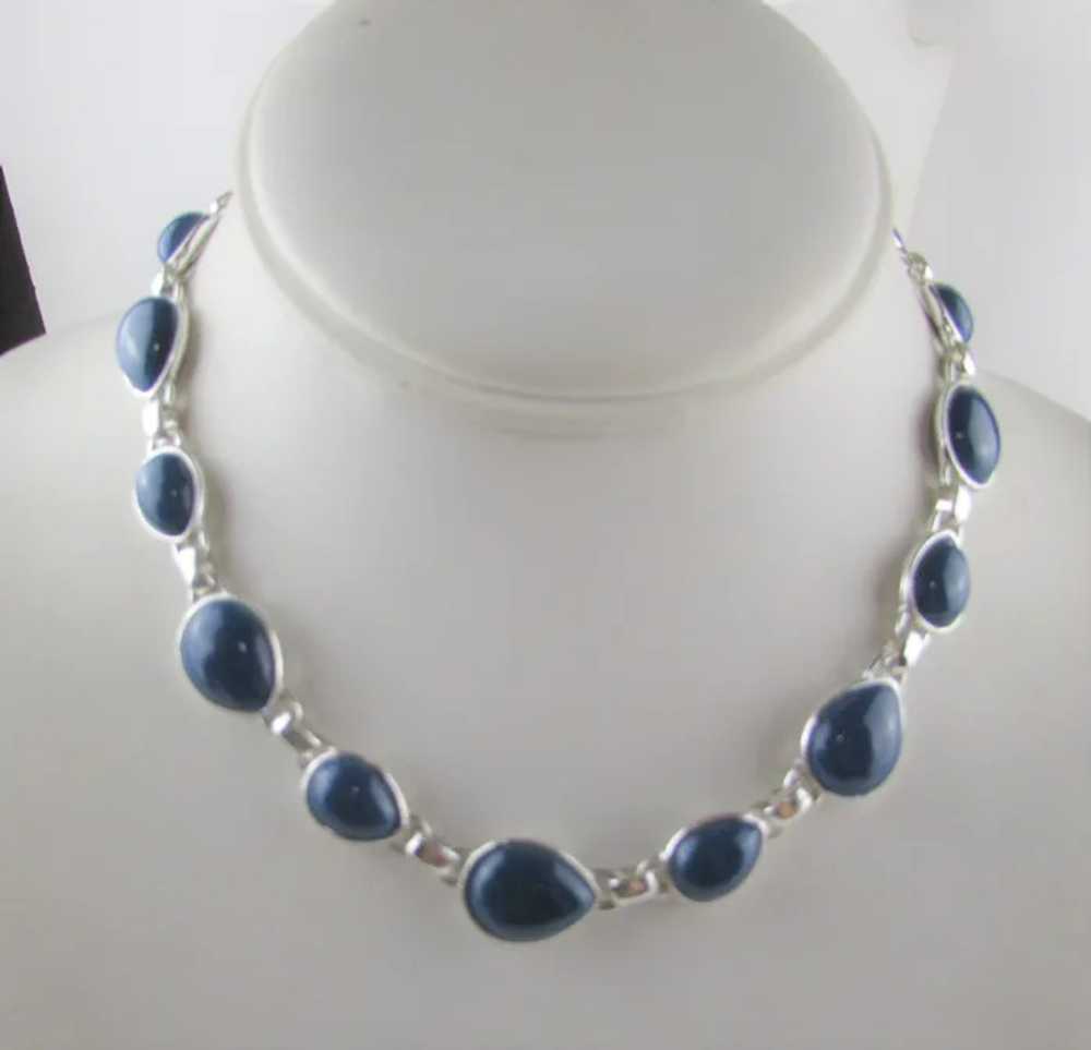 Napier Silver Tone Set With Matching Necklace and… - image 3