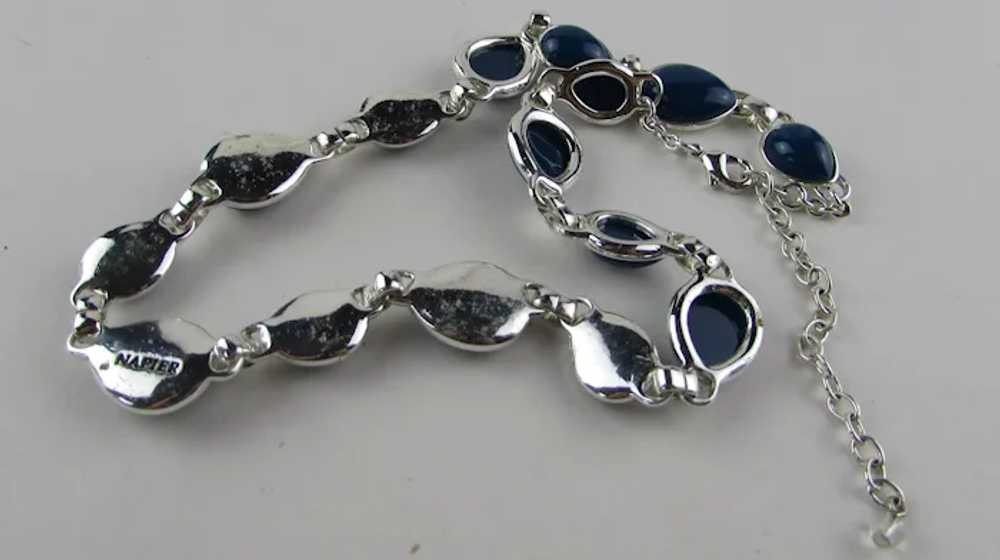 Napier Silver Tone Set With Matching Necklace and… - image 7