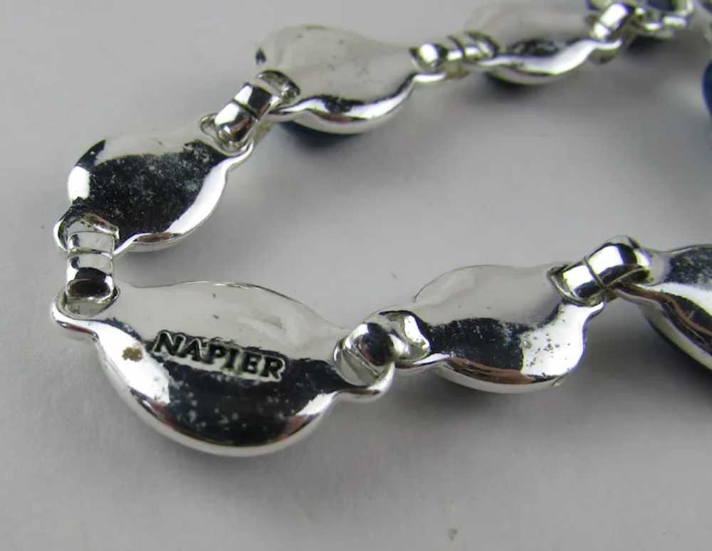 Napier Silver Tone Set With Matching Necklace and… - image 8