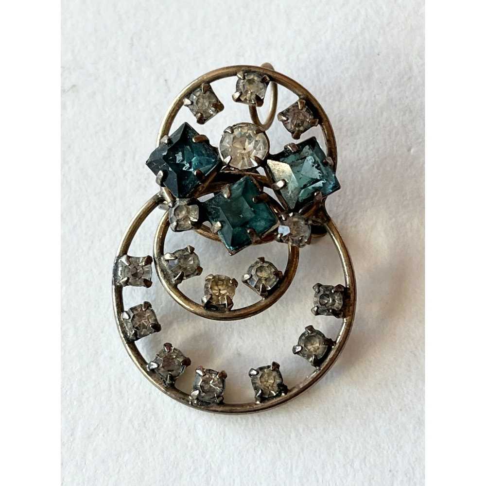 Vintage Vintage P&F 12K GF Rhinestone Brooch Pin … - image 3