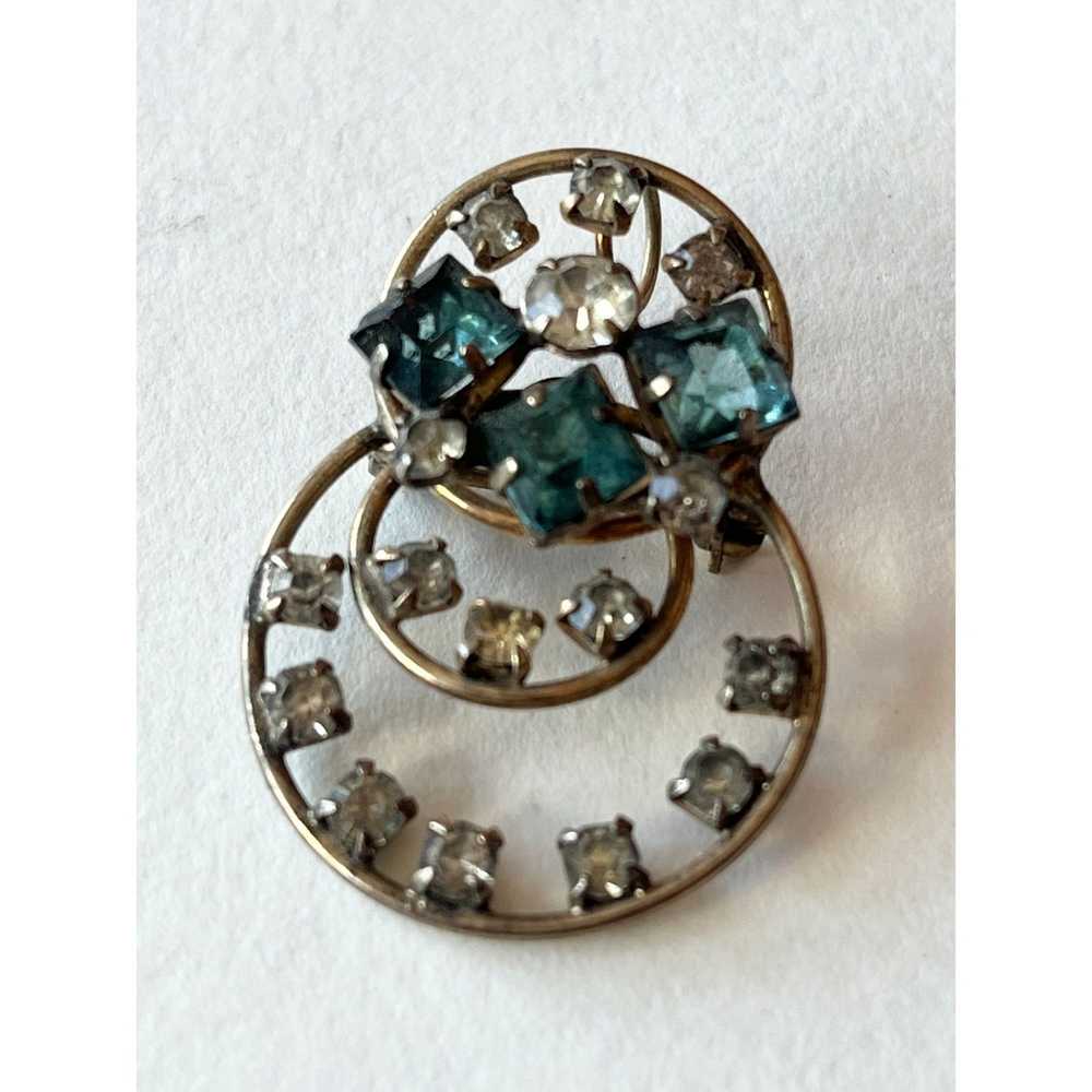 Vintage Vintage P&F 12K GF Rhinestone Brooch Pin … - image 4