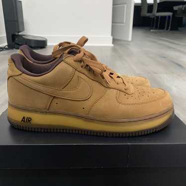 Nike Air Force 1 Wheat Mocha Size 9.5 - image 1