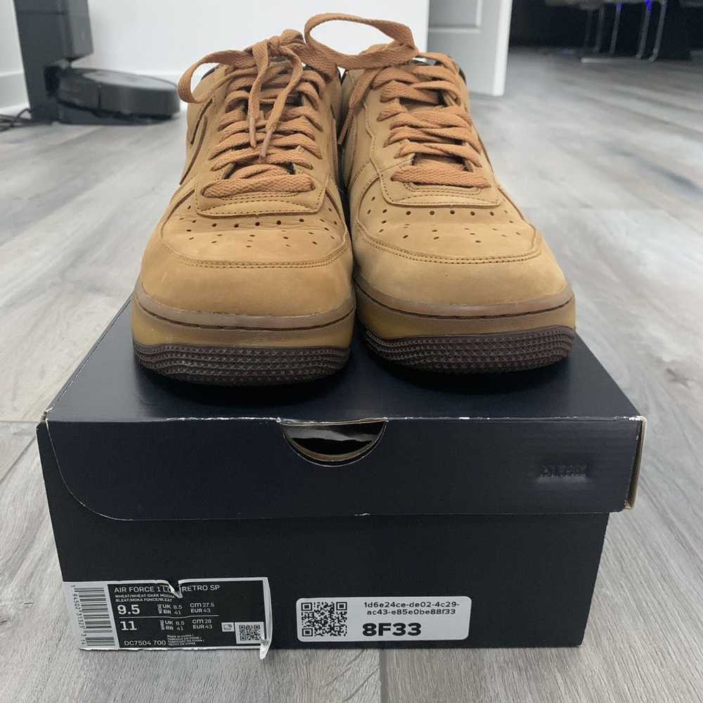 Nike Air Force 1 Wheat Mocha Size 9.5 - image 3