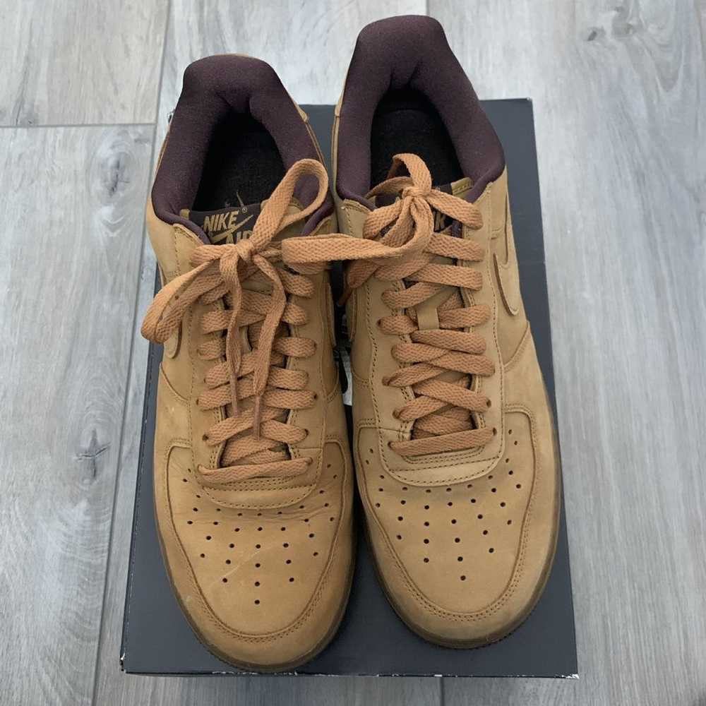 Nike Air Force 1 Wheat Mocha Size 9.5 - image 4