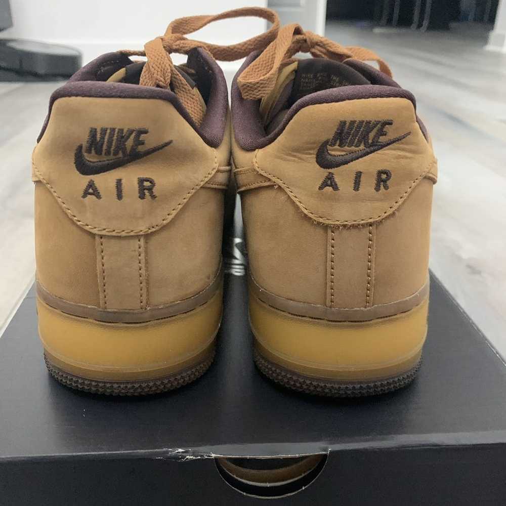 Nike Air Force 1 Wheat Mocha Size 9.5 - image 5