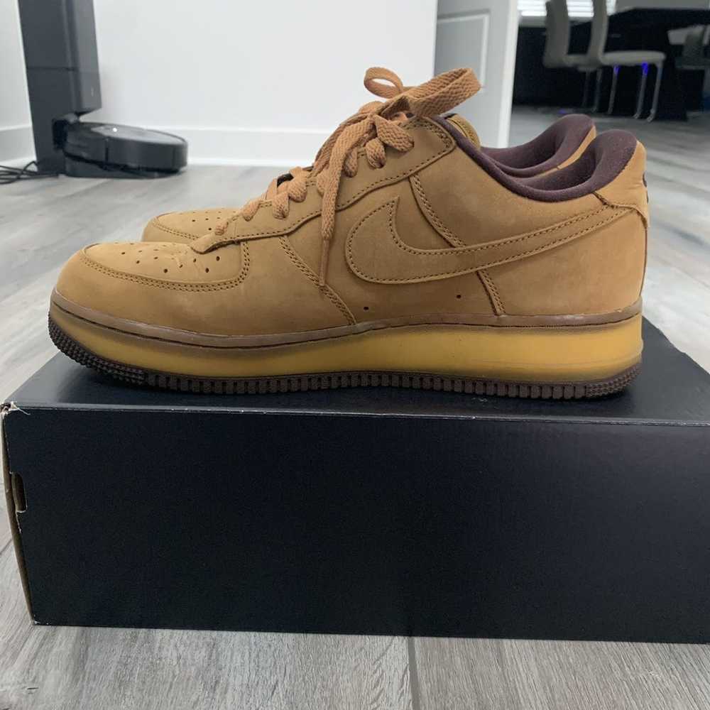 Nike Air Force 1 Wheat Mocha Size 9.5 - image 9