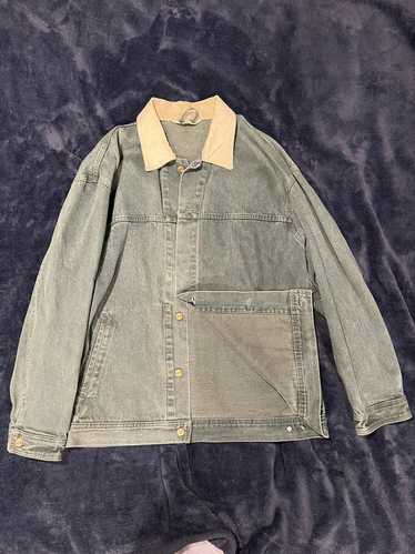 LL Bean L Large Women's Fishing Chore Jacket Removable Sleeve