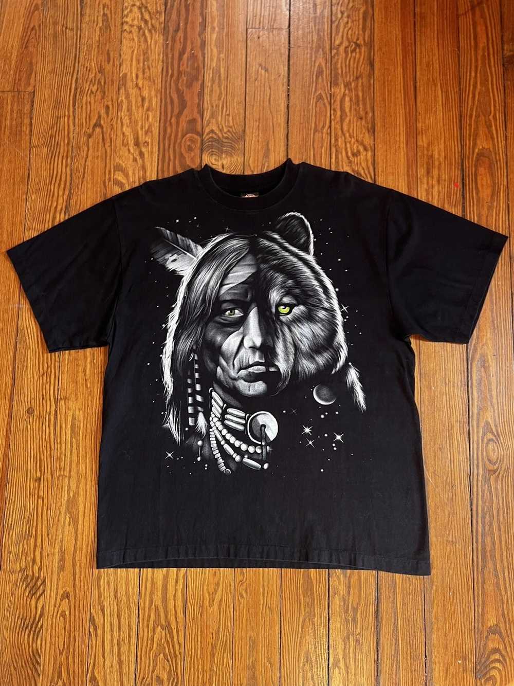 Vintage Vintage 90s Rock Eagle Native American Wo… - image 2