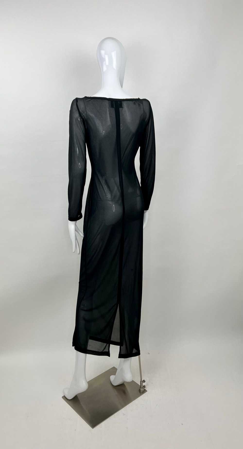 Helen Storey Sheer Mesh Maxi Dress - image 2