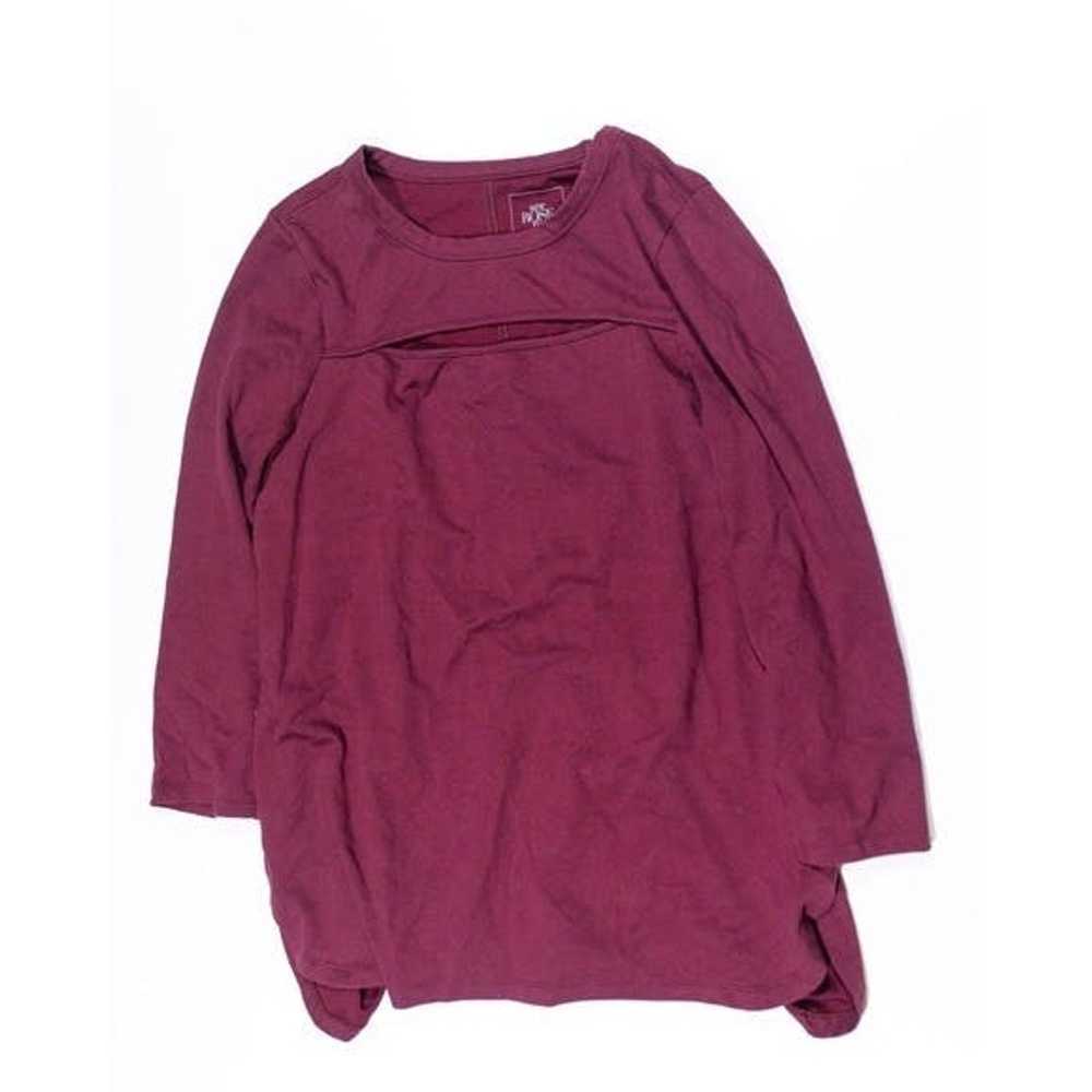 Other See Rose Go Peek A Boo Cut Out Long Sleeve … - image 1
