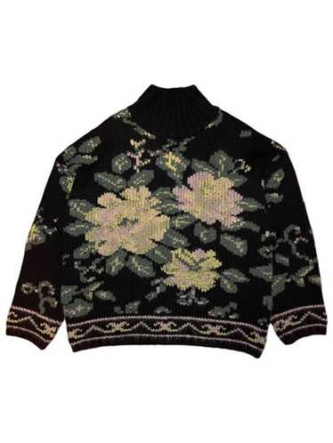 Jean Paul Gaultier Floral Intarsia knit turtleneck - image 1