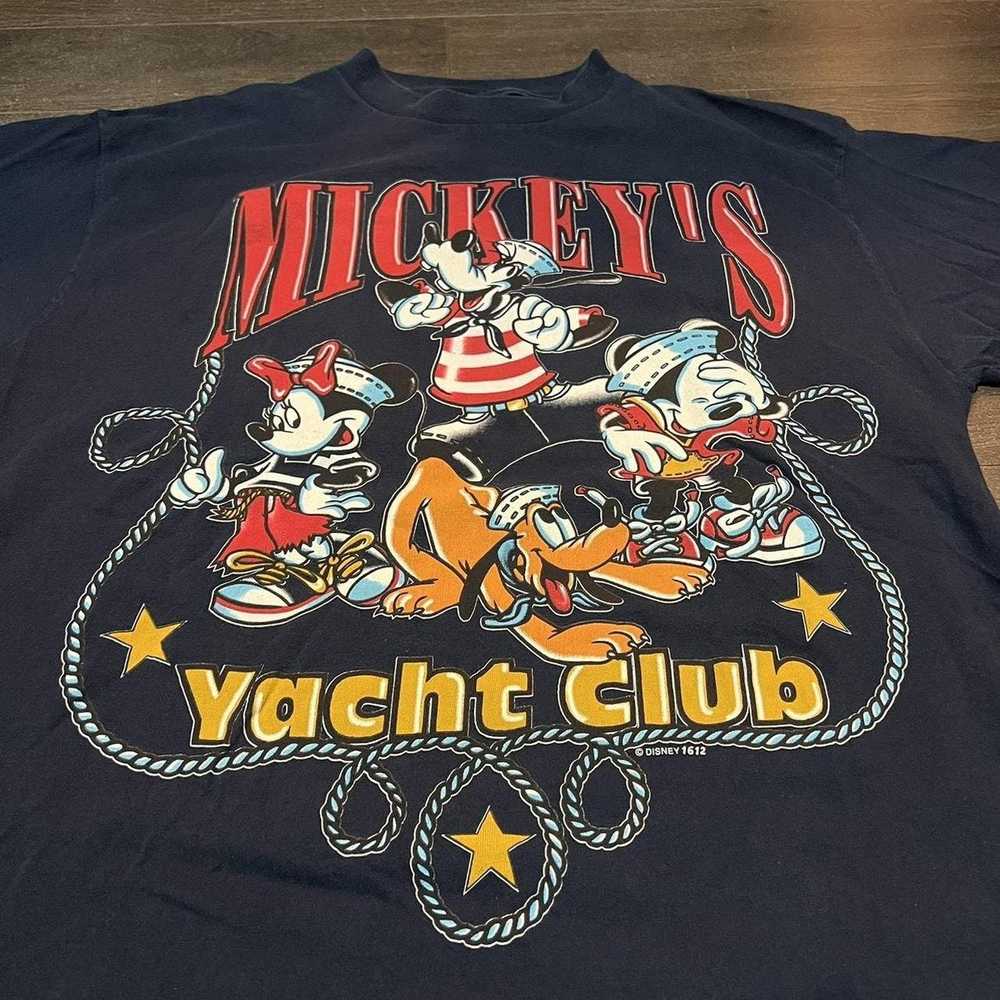 Disney × Vintage Vintage Mickeys yacht club t shi… - image 1