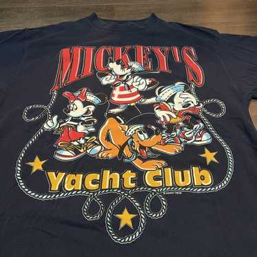 Disney × Vintage Vintage Mickeys yacht club t shi… - image 1