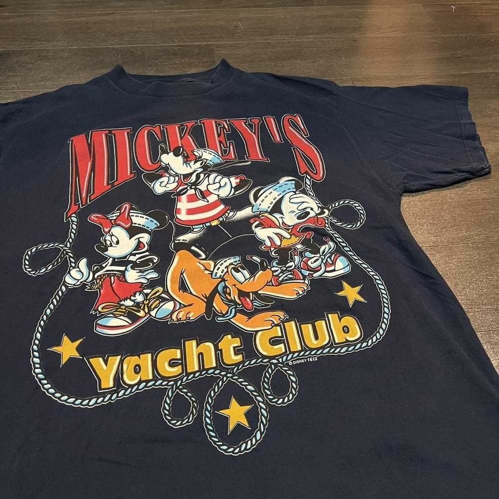 Disney × Vintage Vintage Mickeys yacht club t shi… - image 3