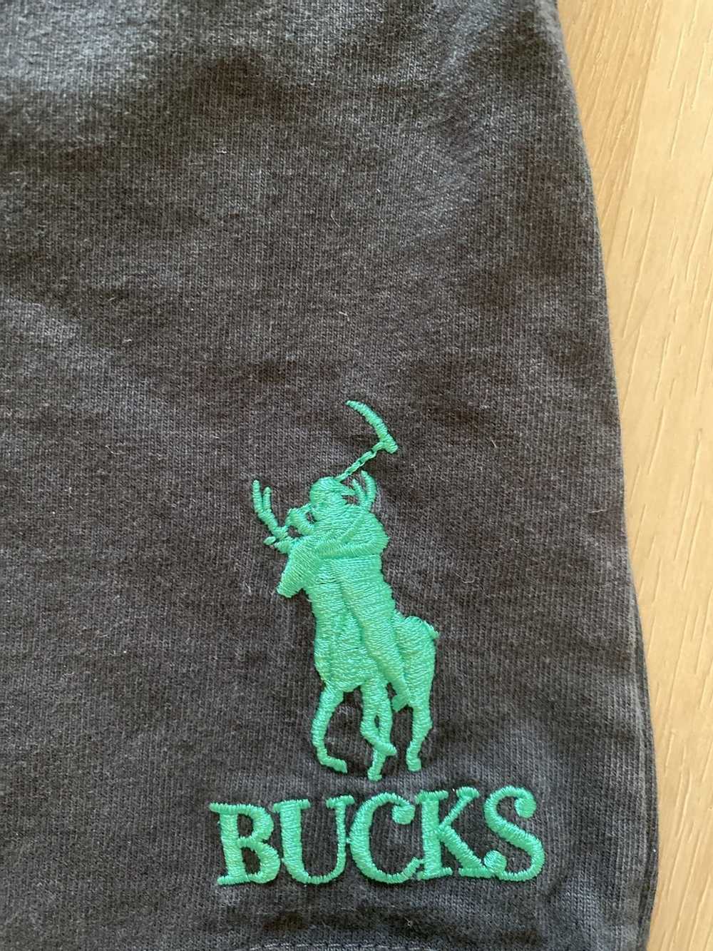 Warren Lotas Embroidered Bucks Shorts - image 3