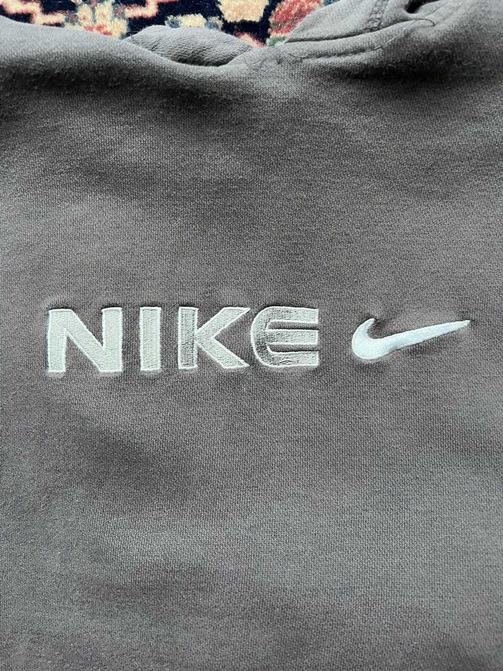 Nike × Vintage Nike Hoodie Vintage 90s Embroidere… - image 2