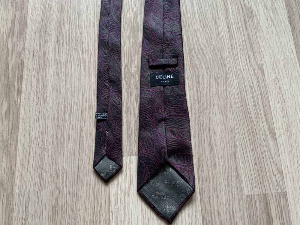 Celine × Vintage Celine silk vintage tie - image 3