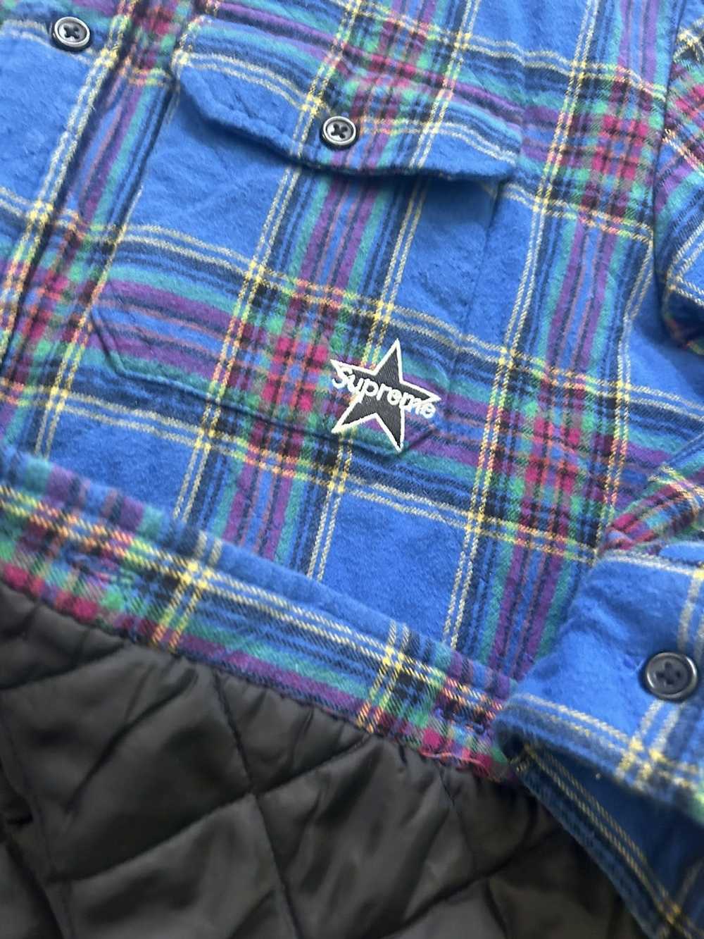 Supreme Supreme Quilted Plaid Flannel Shirt - image 2