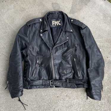 Vintage 80s biker leather - Gem