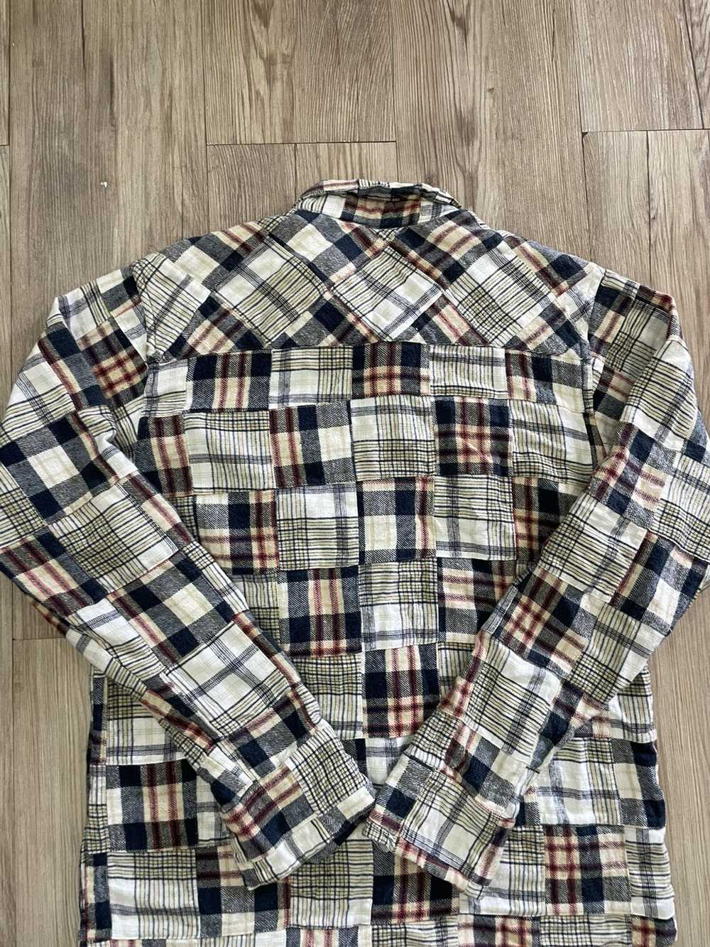 Beams Plus × Streetwear Beams Patchwork Flannel S… - image 10