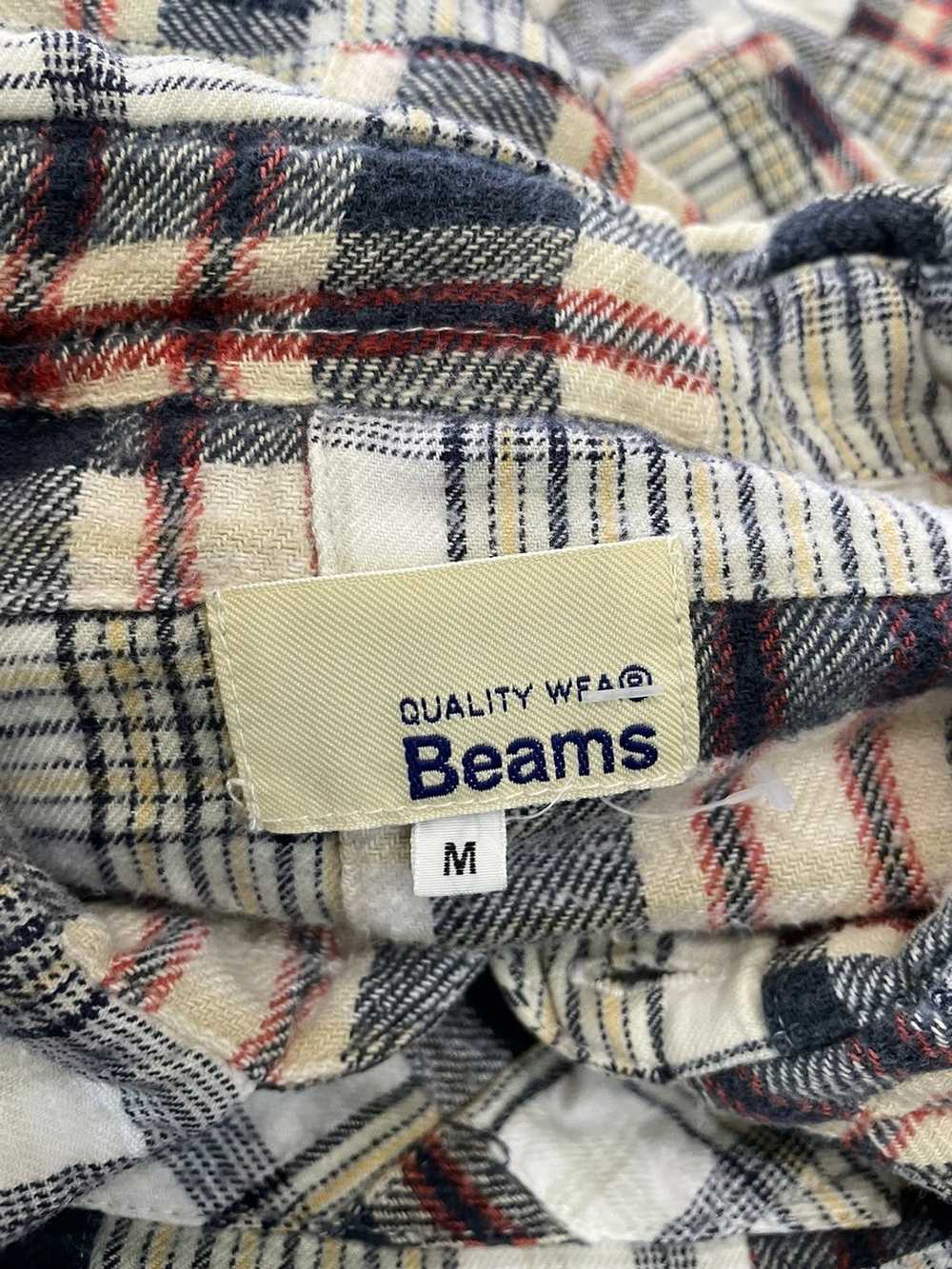 Beams Plus × Streetwear Beams Patchwork Flannel S… - image 12