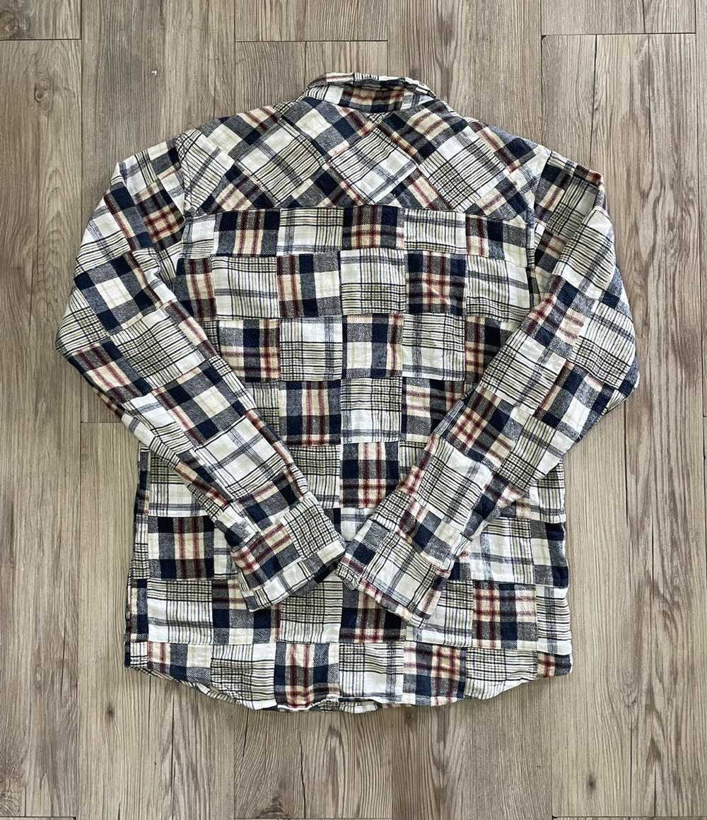 Beams Plus × Streetwear Beams Patchwork Flannel S… - image 7