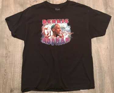 Dennis Rodman Bulls 91 & Michael Jordan 23 Vintage T-Shirt - Listentee