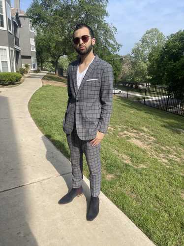 Zara Zara Collection Plaid suit w/ Cropped pants