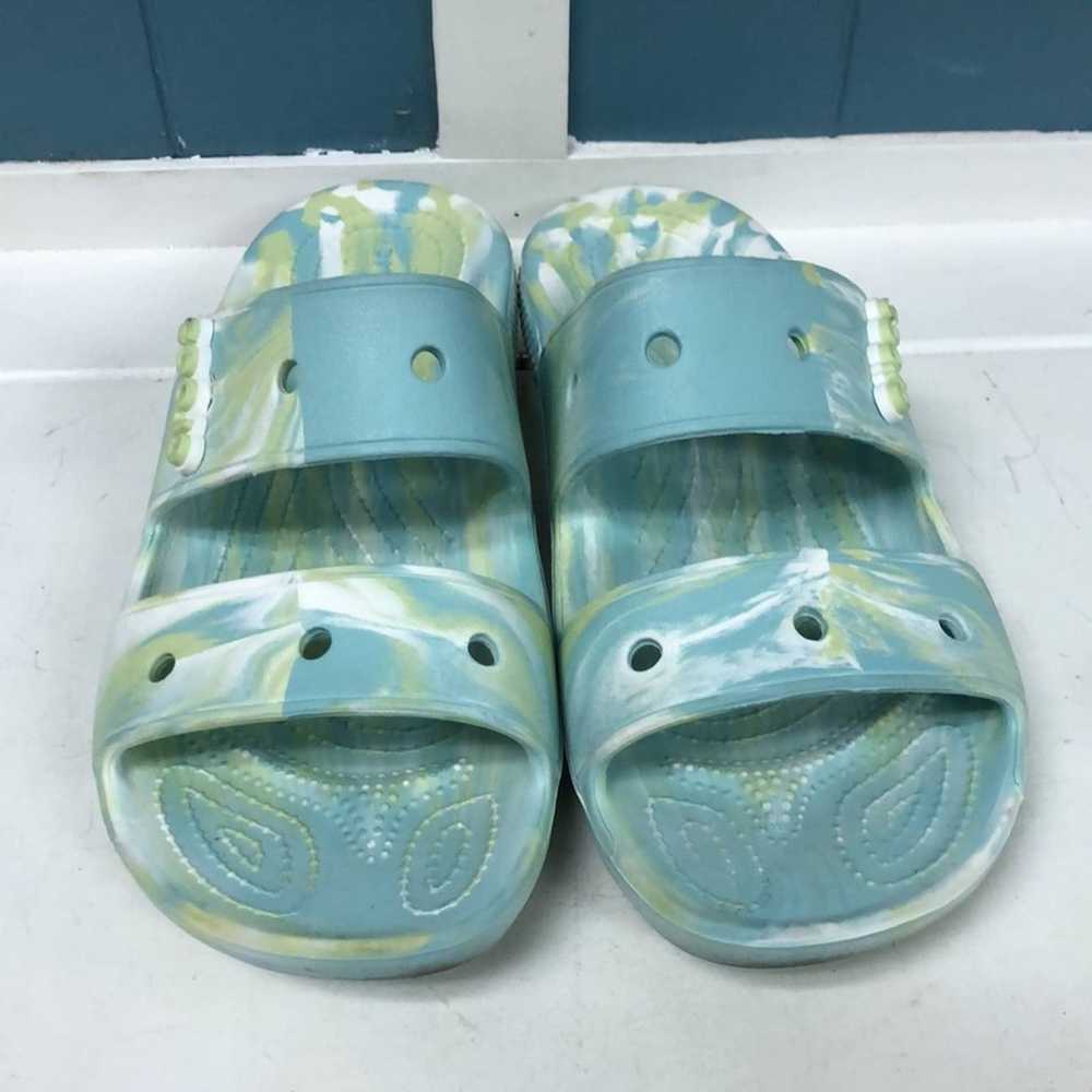 Crocs Crocs Classic Tie Sandal mint green unisex … - image 3