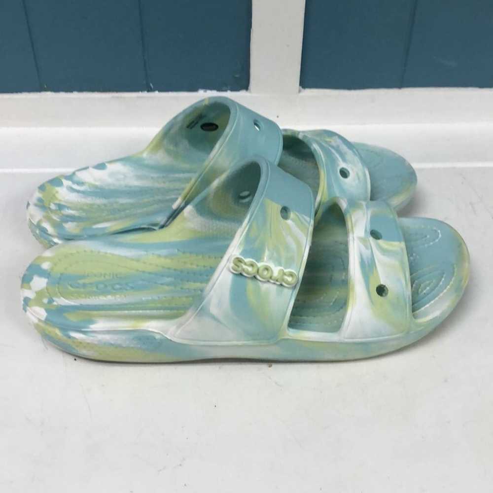 Crocs Crocs Classic Tie Sandal mint green unisex … - image 4