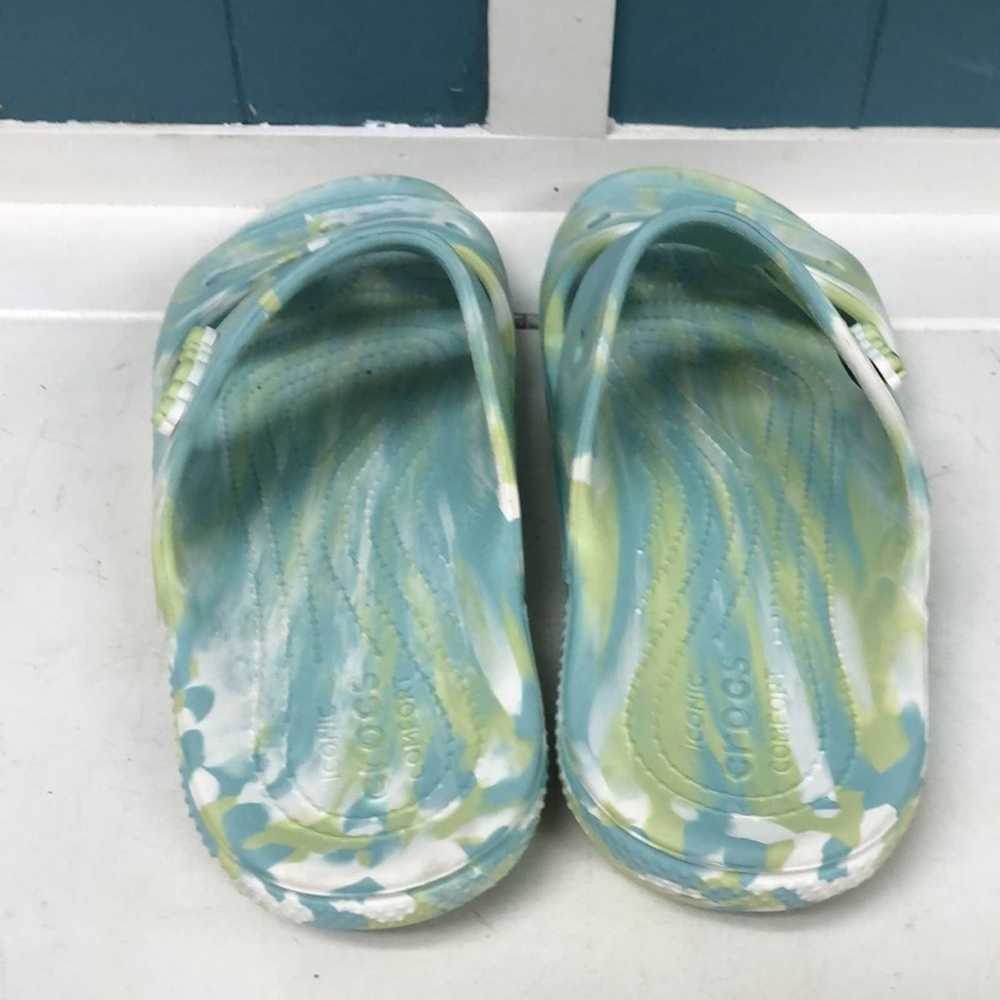 Crocs Crocs Classic Tie Sandal mint green unisex … - image 5