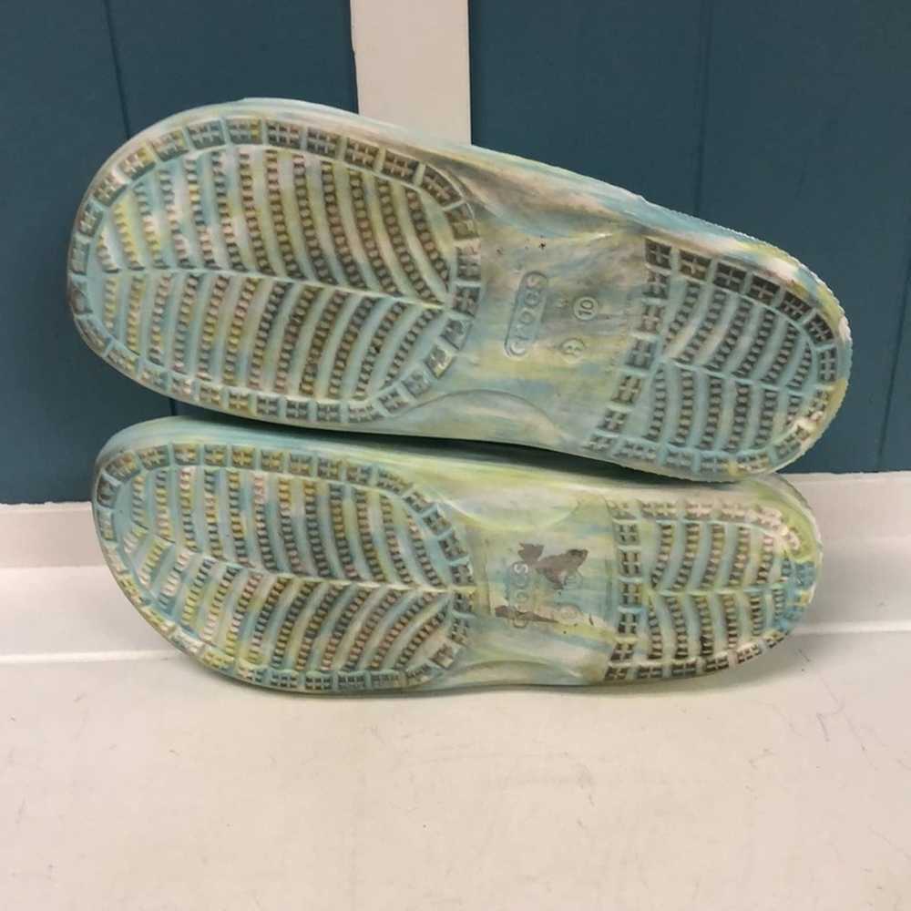 Crocs Crocs Classic Tie Sandal mint green unisex … - image 7