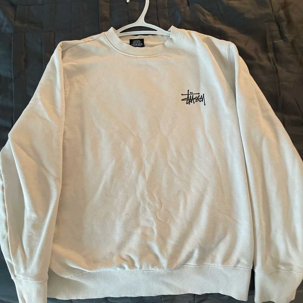 Stussy BASIC STÜSSY pigment DYED crew neck - Gem