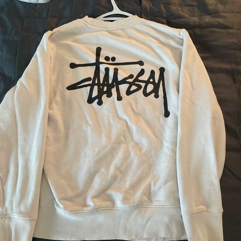 Stussy BASIC STÜSSY pigment DYED crew neck - Gem